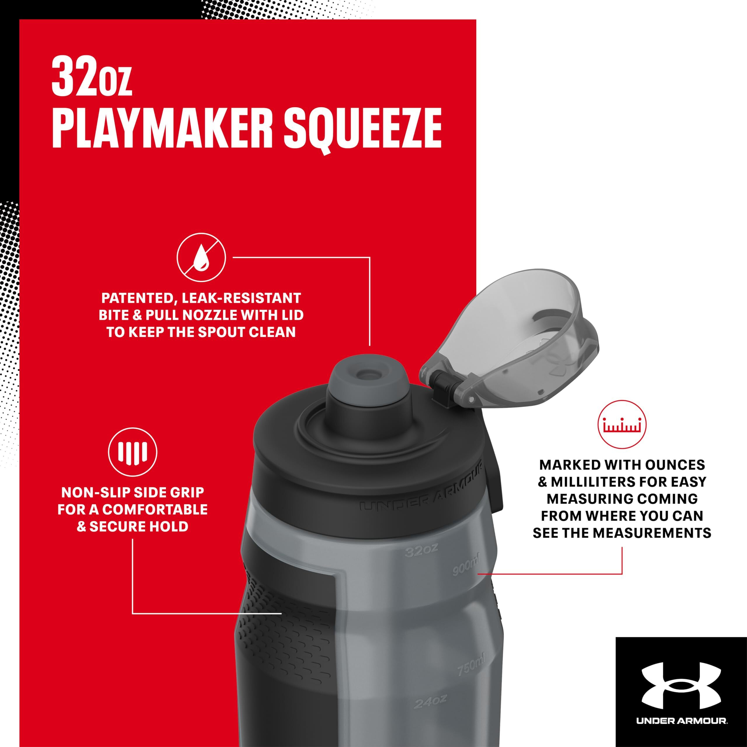 Under Armour 32oz Playmaker Squeeze Cerise