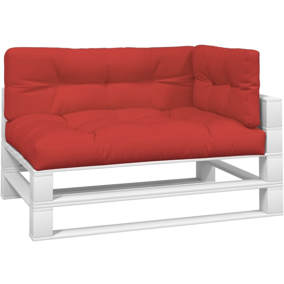 vidaXL Pallet Sofa Cushions 3 pcs Red