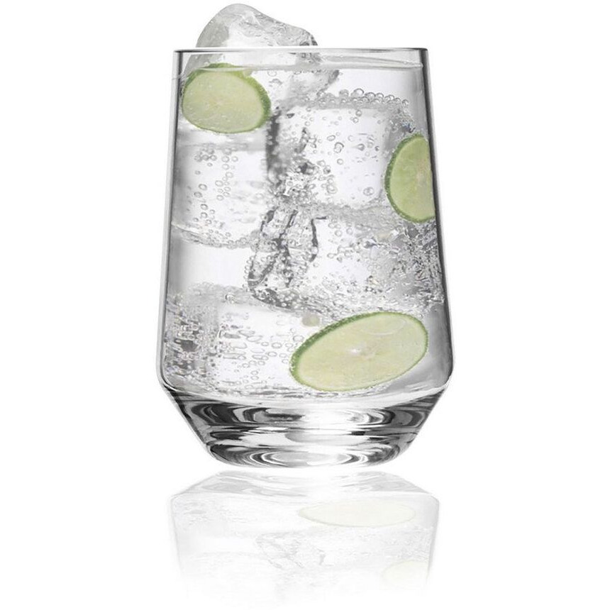 Designer Tritan Lexington clear Wine glasses Set of 4 (17oz), Premium Quality Unbreakable Stemless Acrylic Wine glasses for All Purpose Red or White Wine(D0102H5L7B2)
