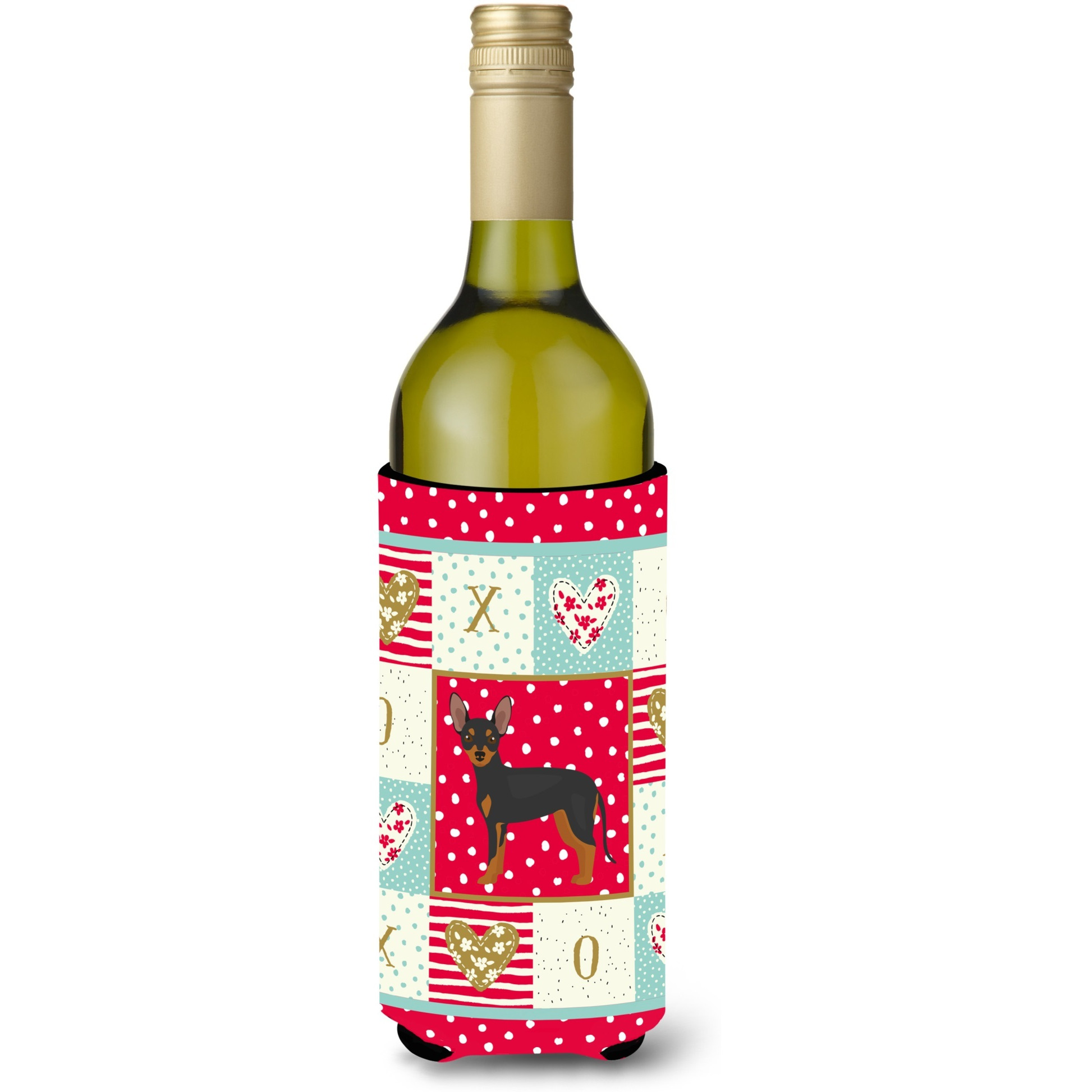 Prague Ratter Love Wine Bottle Hugger CK5884LITERK