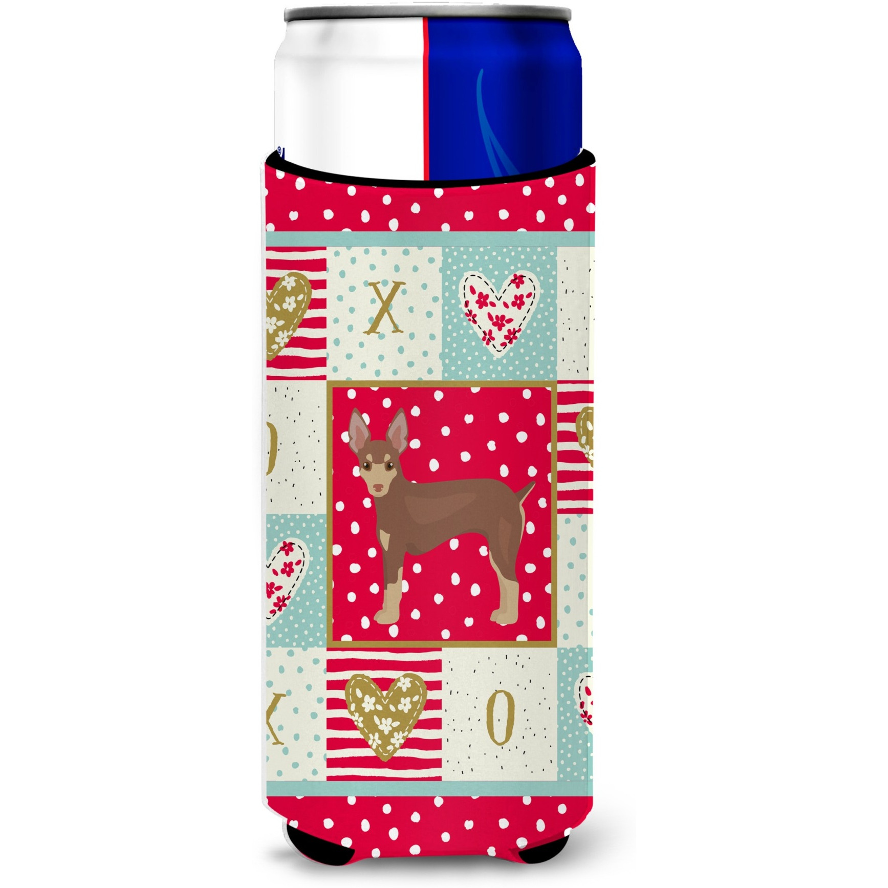 Miniature Fox Terrier Love Ultra Hugger for slim cans CK5866MUK