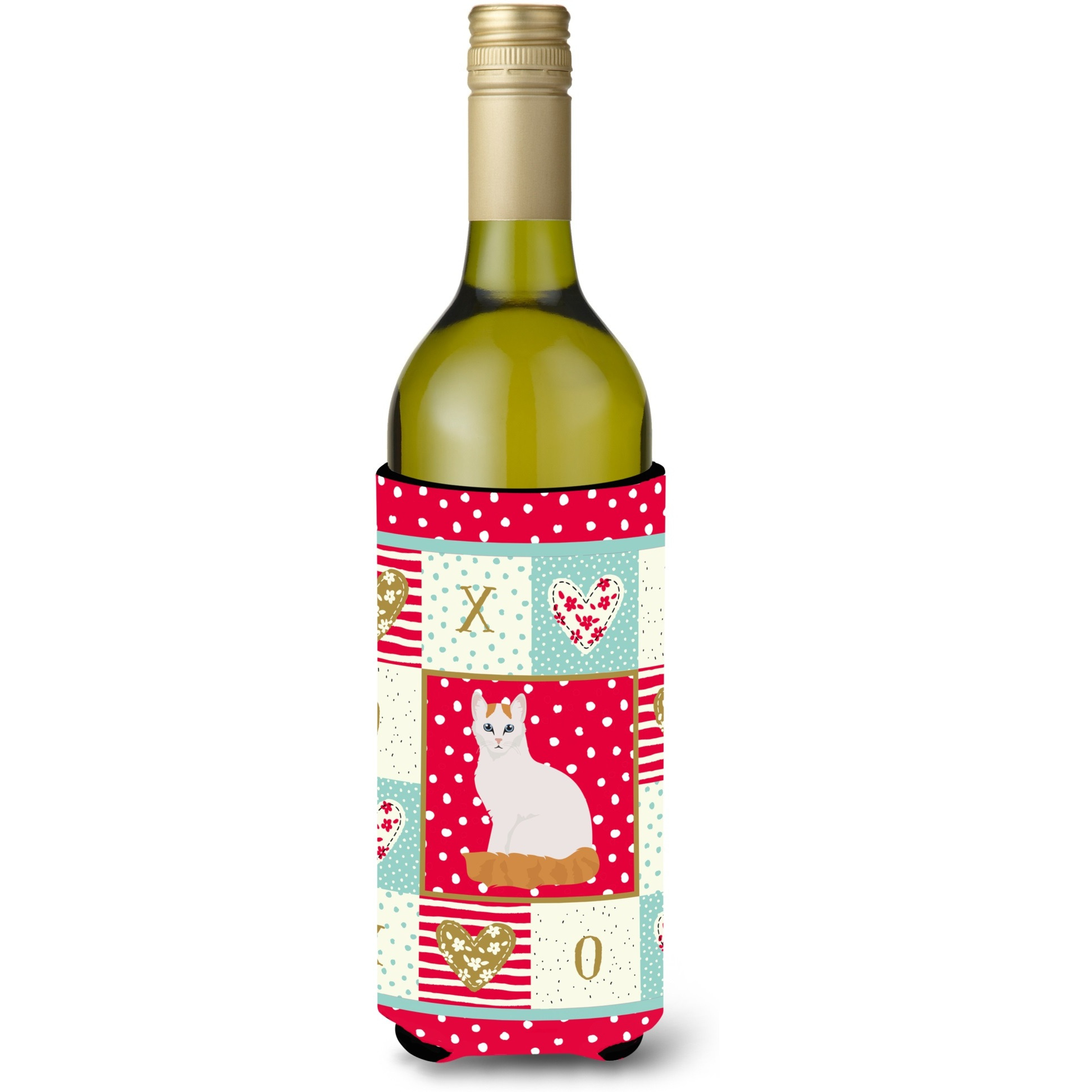 Turkish Van Cat Love Wine Bottle Hugger CK5802LITERK