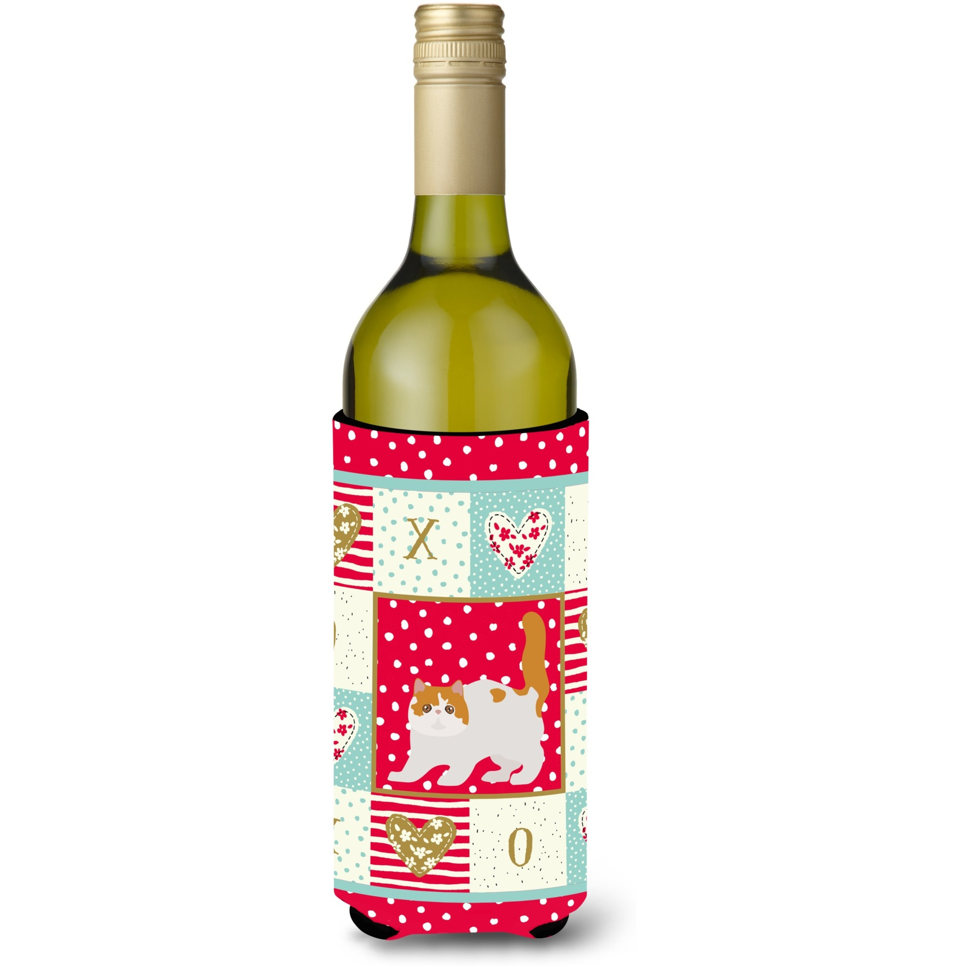 Exotic Shorthair 4 Cat Love Wine Bottle Hugger CK5617LITERK