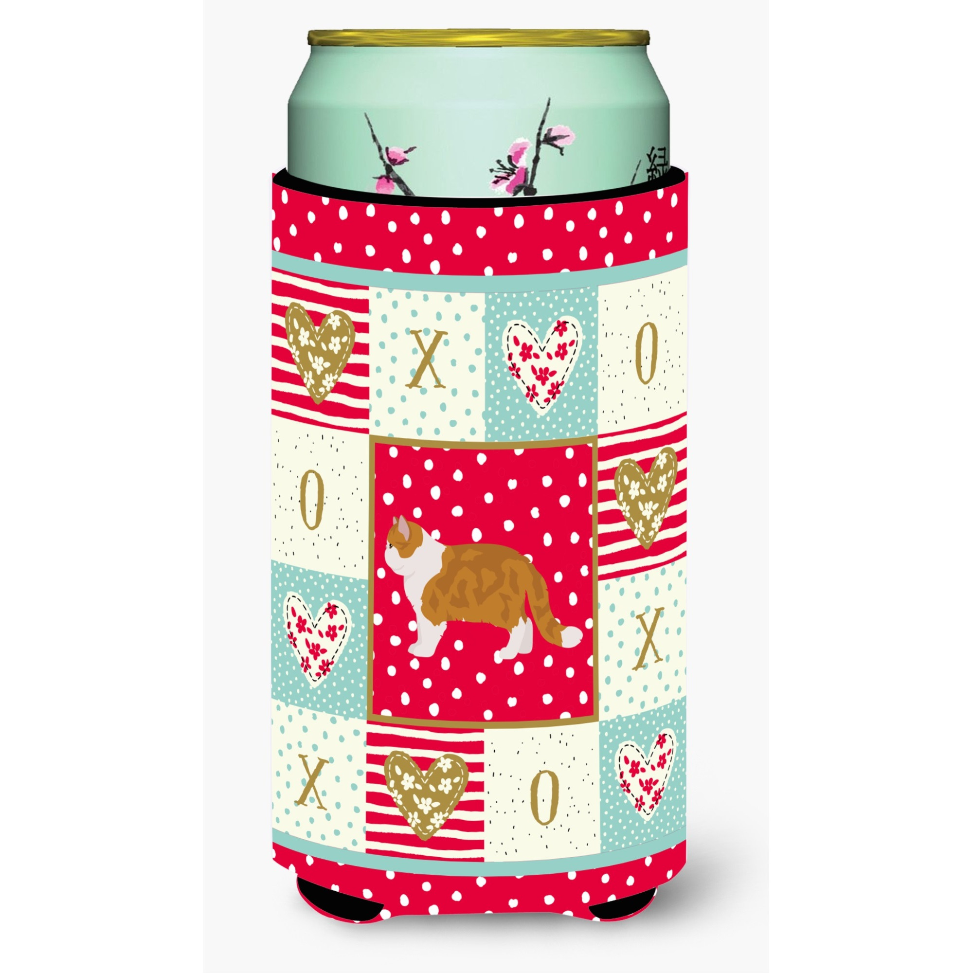 Exotic Shorthair 1 Cat Love Tall Boy Beverage Hugger CK5614TBC