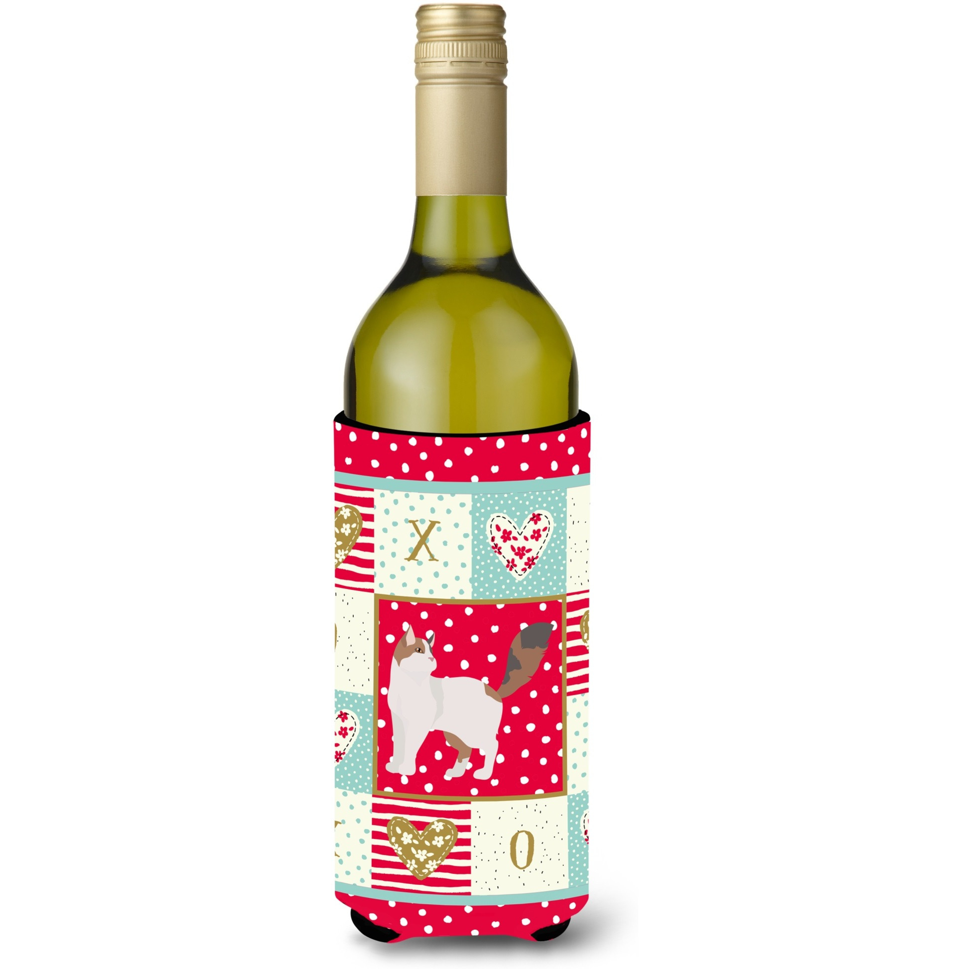 Turkish Van Cat Love Wine Bottle Hugger CK5727LITERK