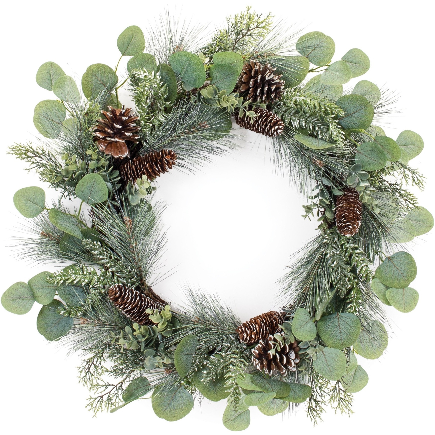 Pine and Eucalyptus Wreath 25&quotD