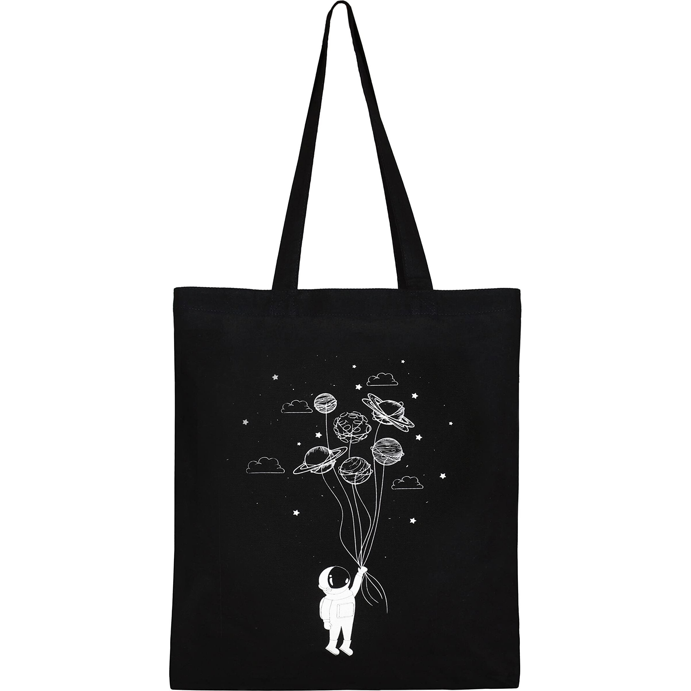 Ecoright Aesthetic Canvas Tote Bag for Women, Reusable Cotton Tote Bag for Grocery, Shopping, Beach & Daily Use