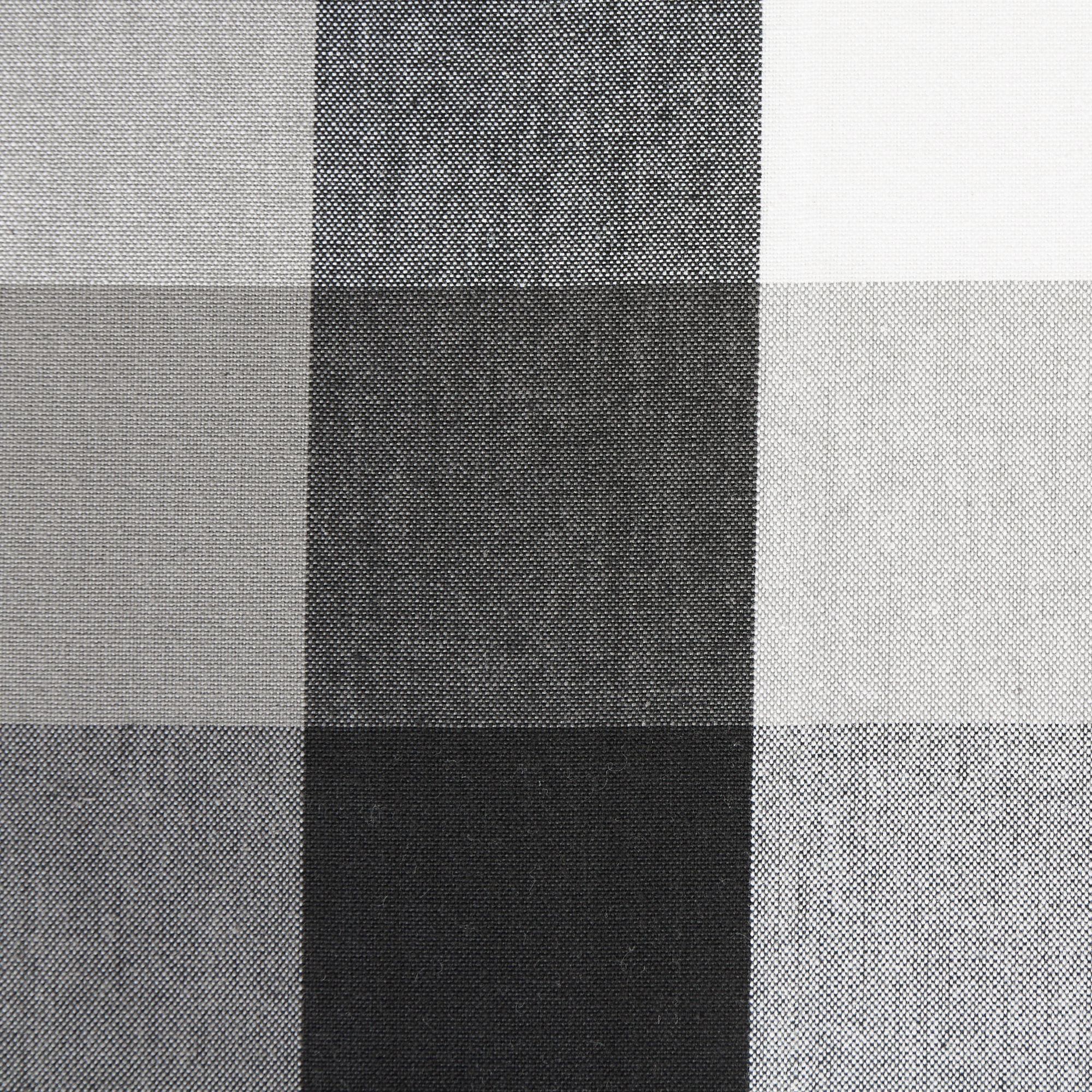 DII Black Tri Color Check Table Runner