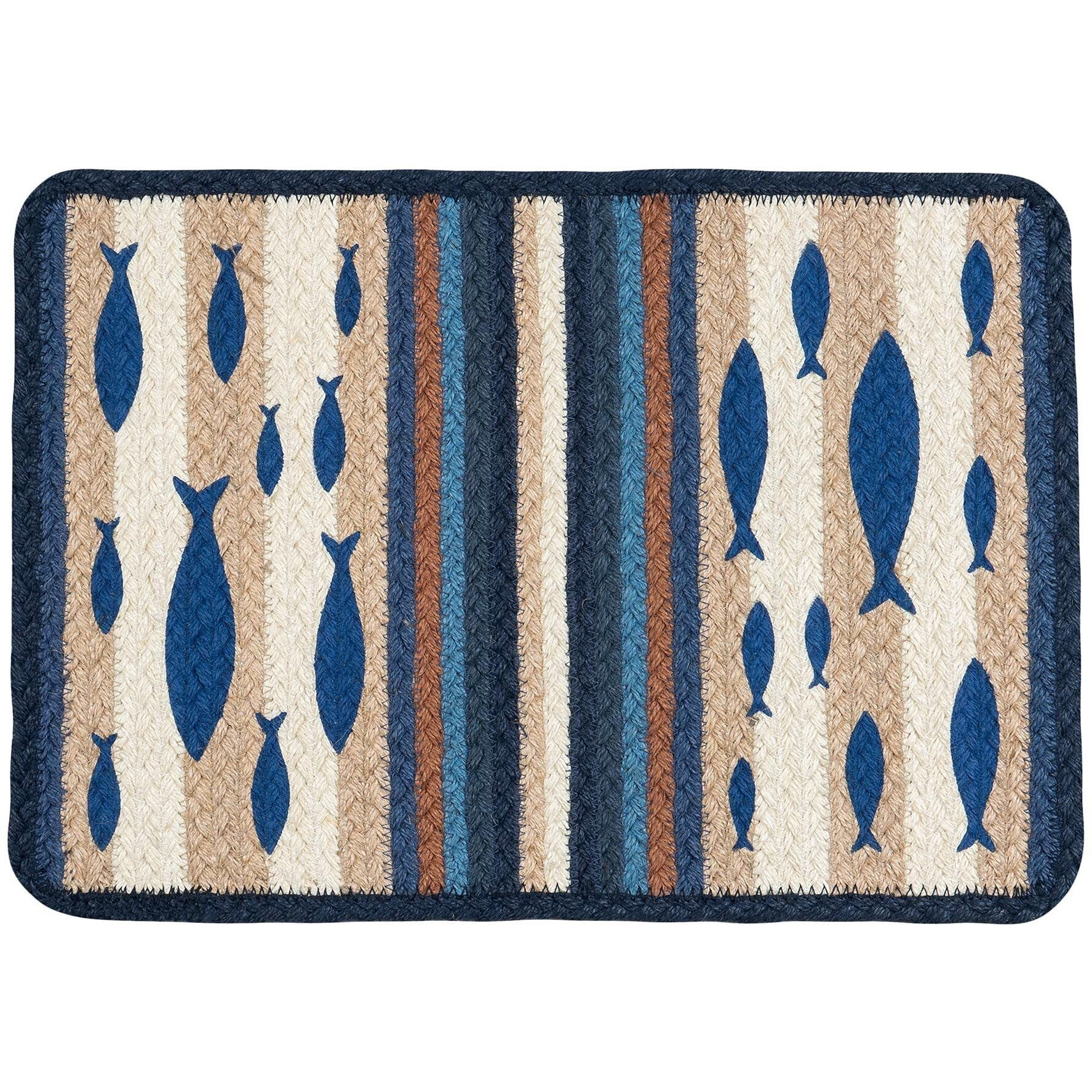 Capitol Importing 59-PMV443F 13 x 19 in. V-443 Fish Oblong Printed Placemat
