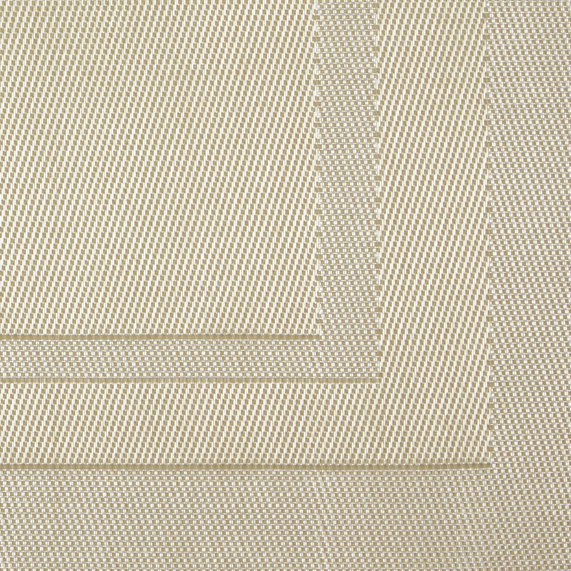 DII Champagne PVC Woven Table Runner 14x72