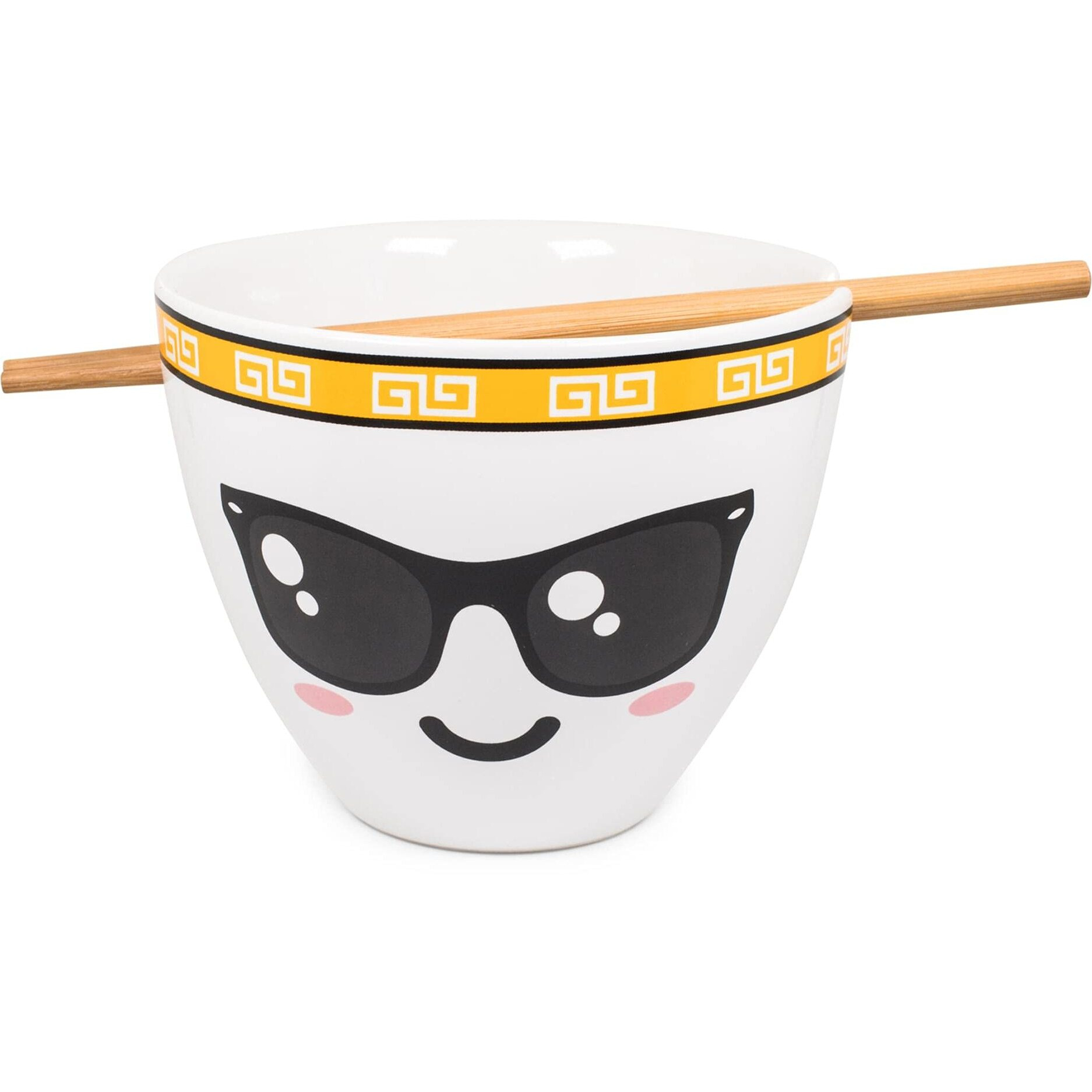 Bowl Bop Pho Sho Japanese Dinnerware Set  16-Ounce Ramen Bowl, chopsticks