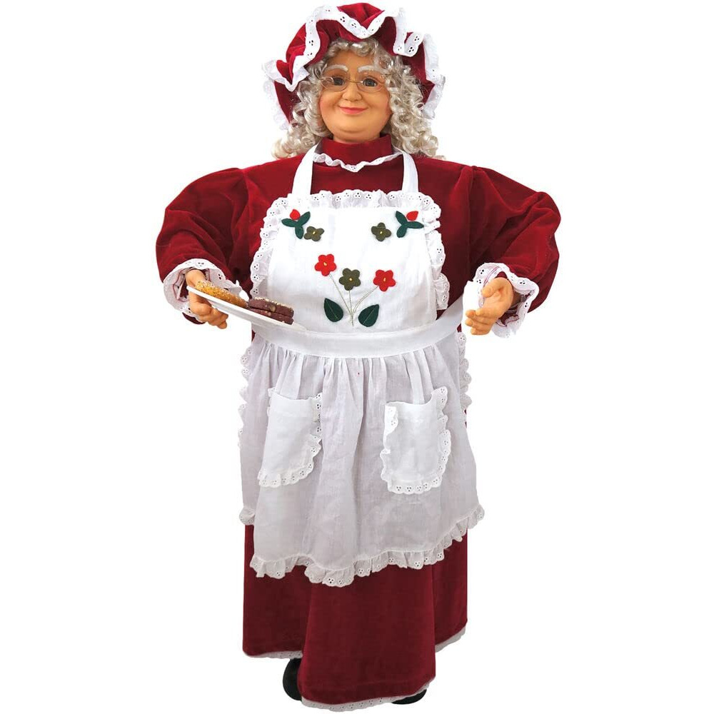 CT 36" Mrs Claus in Baking Outfit (Dancing/Music)