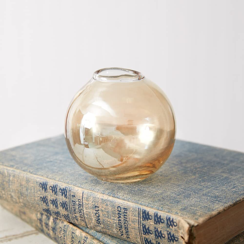 Set of Two Blown Glass Bud Vases