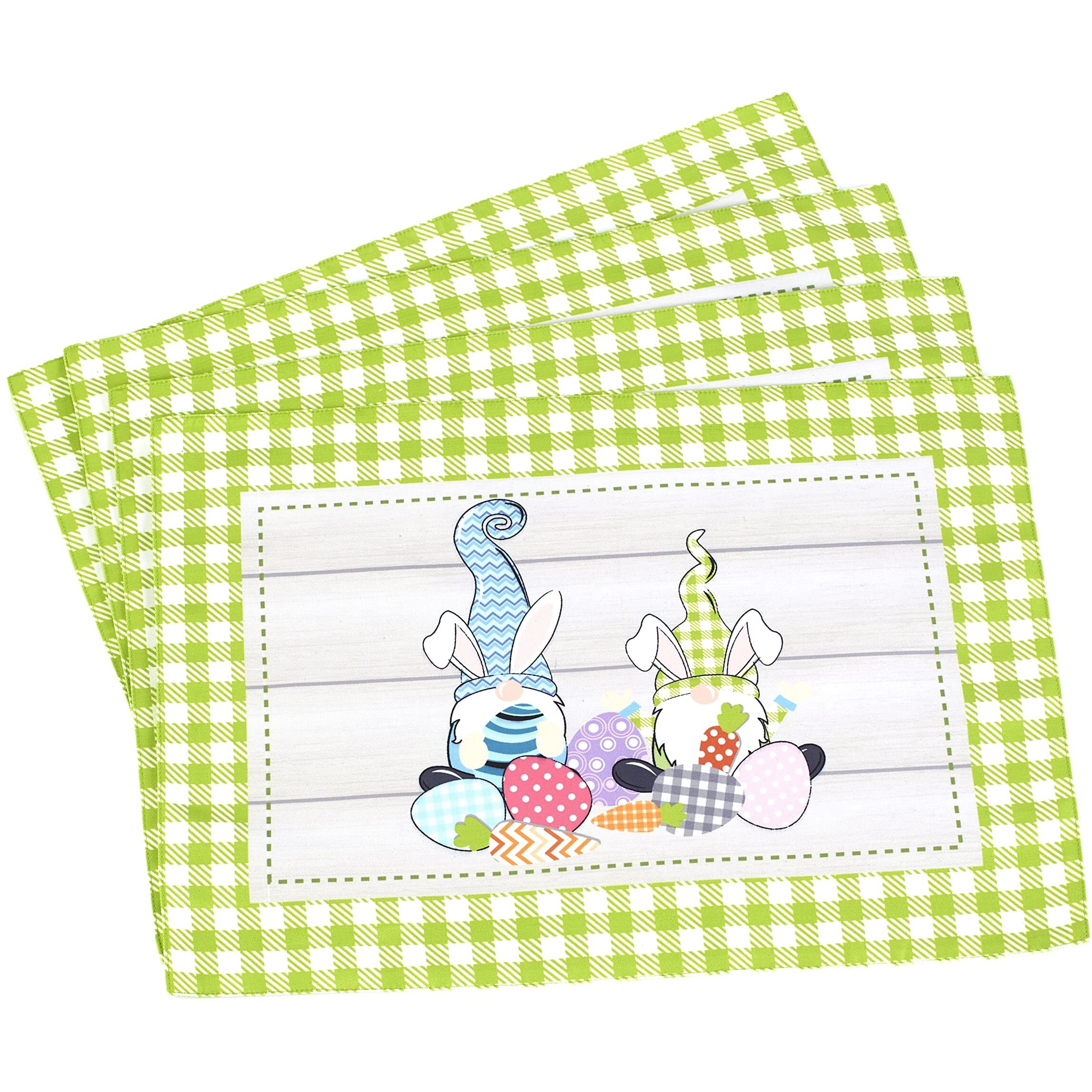 Easter Table Runner or Set of 4 Placemats - Set of 4 Placemats