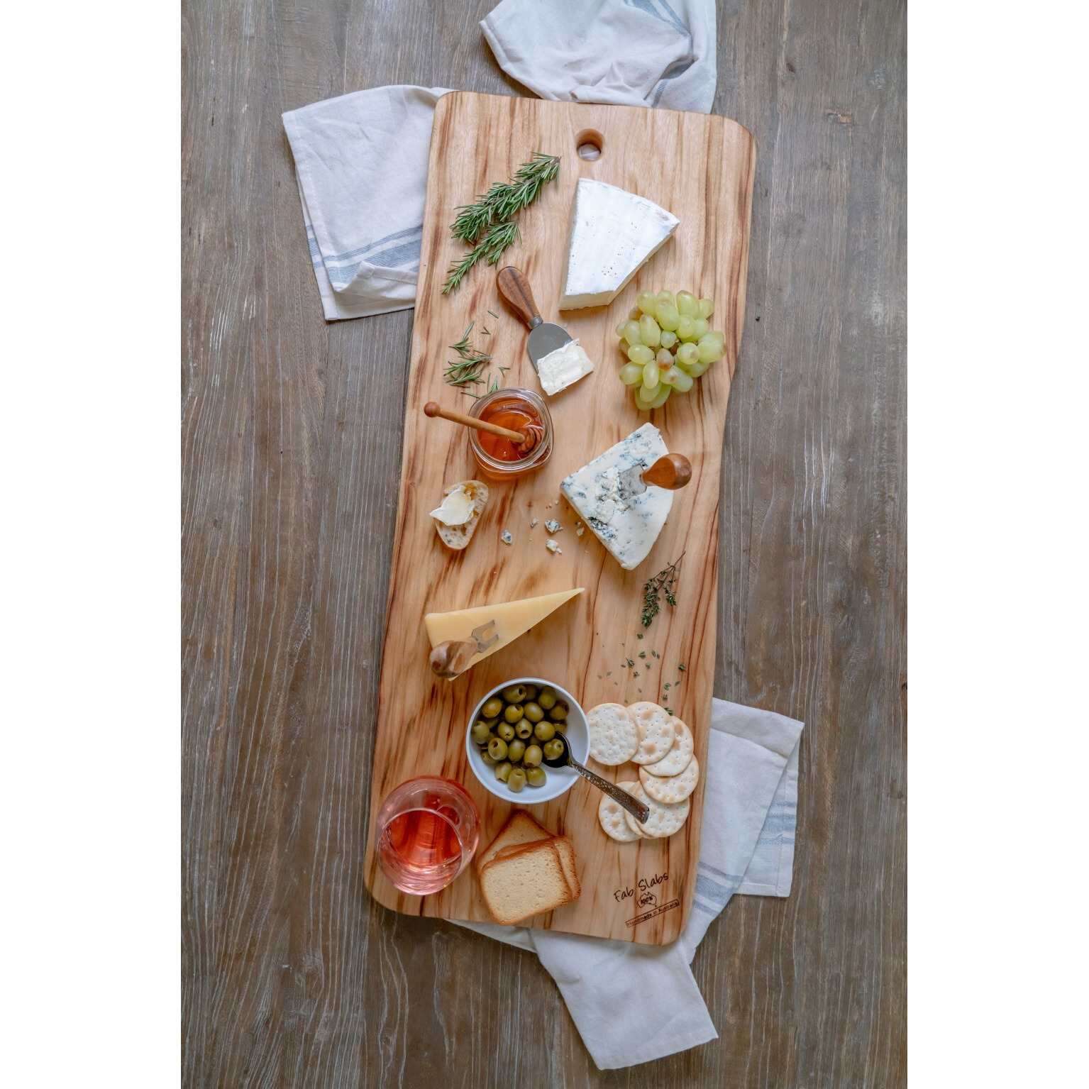 28" Artisan Organic Natural Wood Anti Bacterial Cutting Board