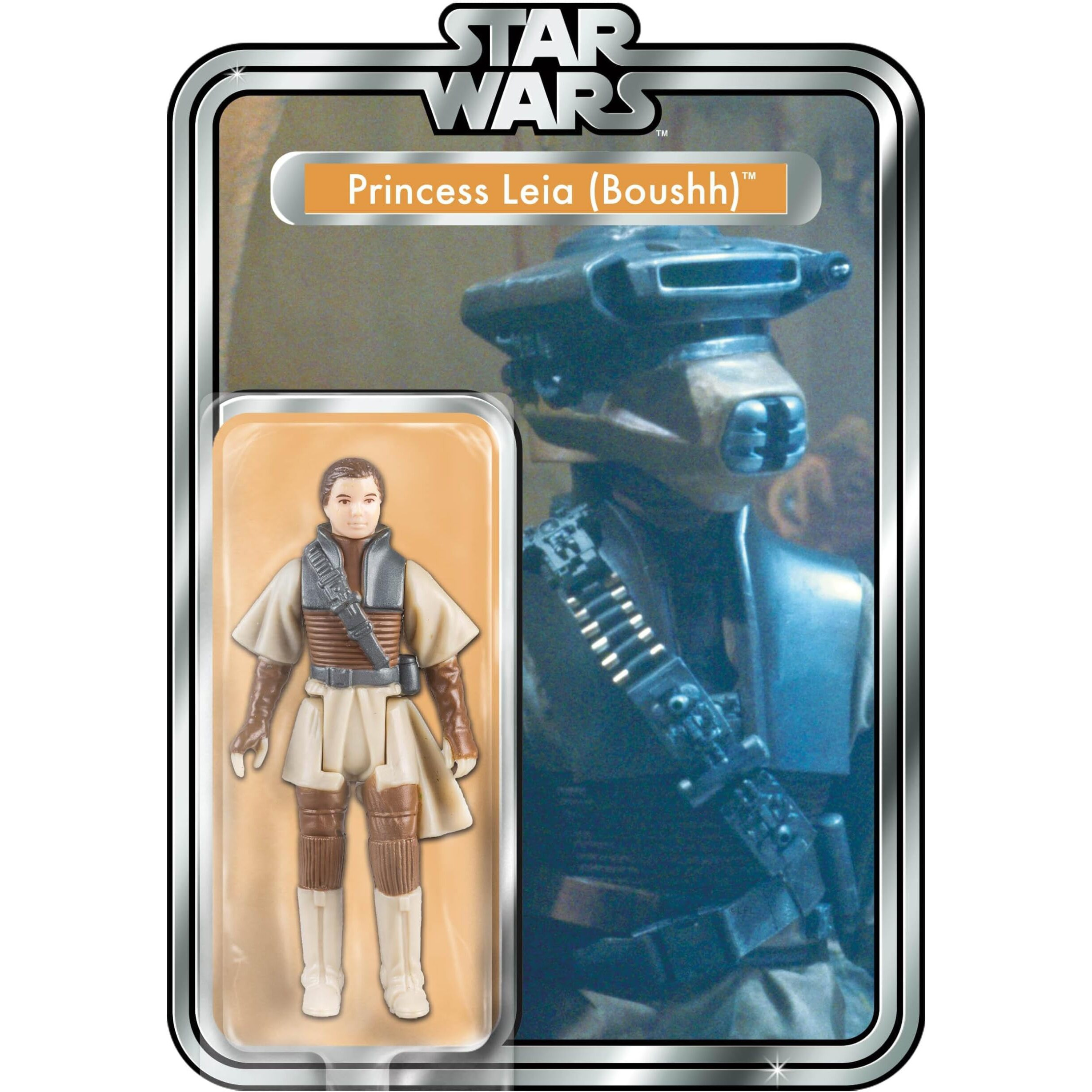 Star Wars Princess Leia Boushh Action Figure Funky chunky Magnet Toynk Exclusive