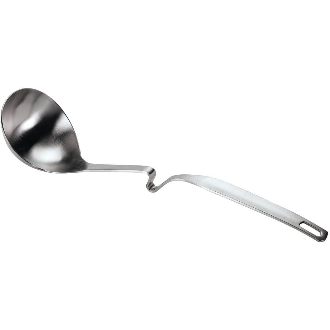 Stainless Steel Ladle with Rim Rest - Ladles Soup