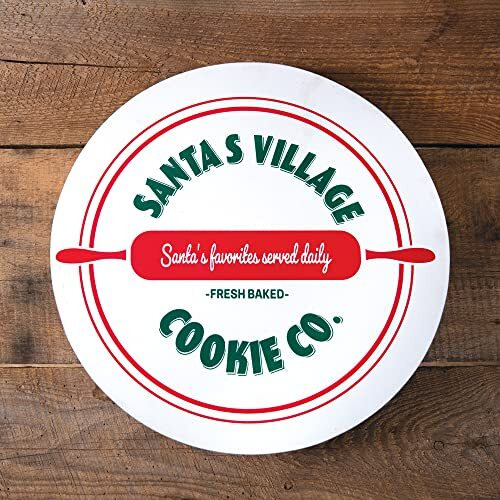 Santas Village Cookie Co Lazy Susan