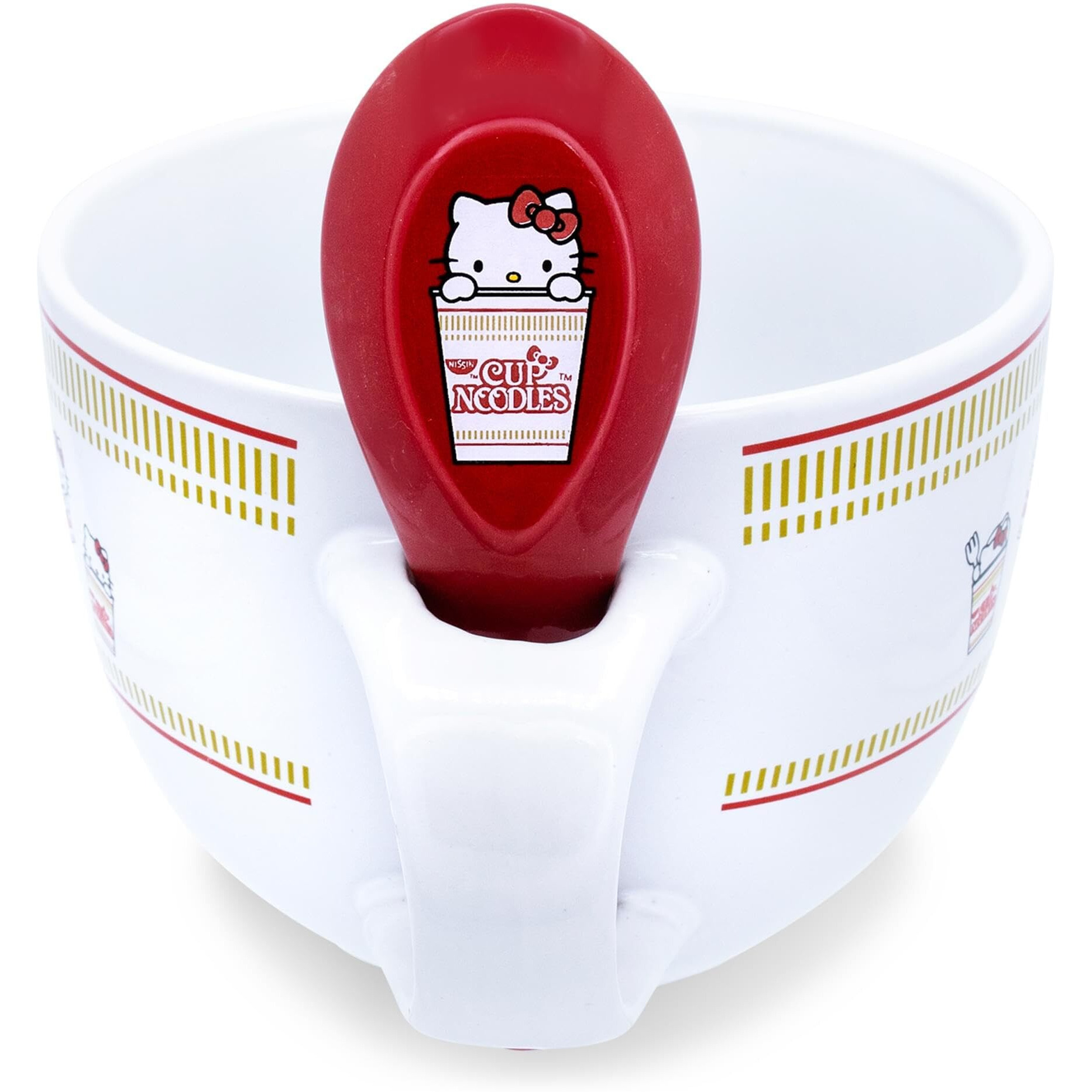 Sanrio Hello Kitty x Nissin cup Noodles Soup Mug With Spoon  Holds 24 Ounces