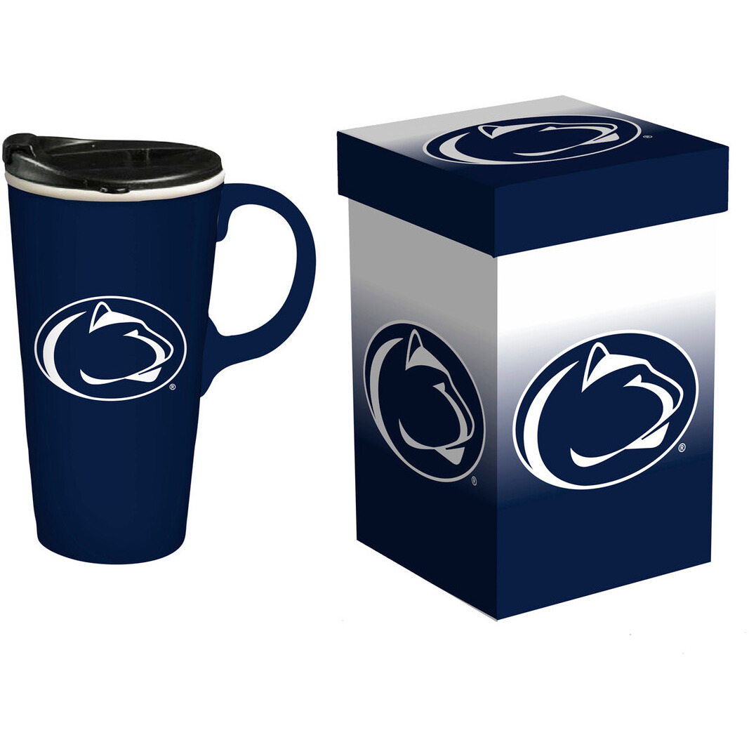 Penn State Nittany Lions Drink 17oz Travel Latte Boxed