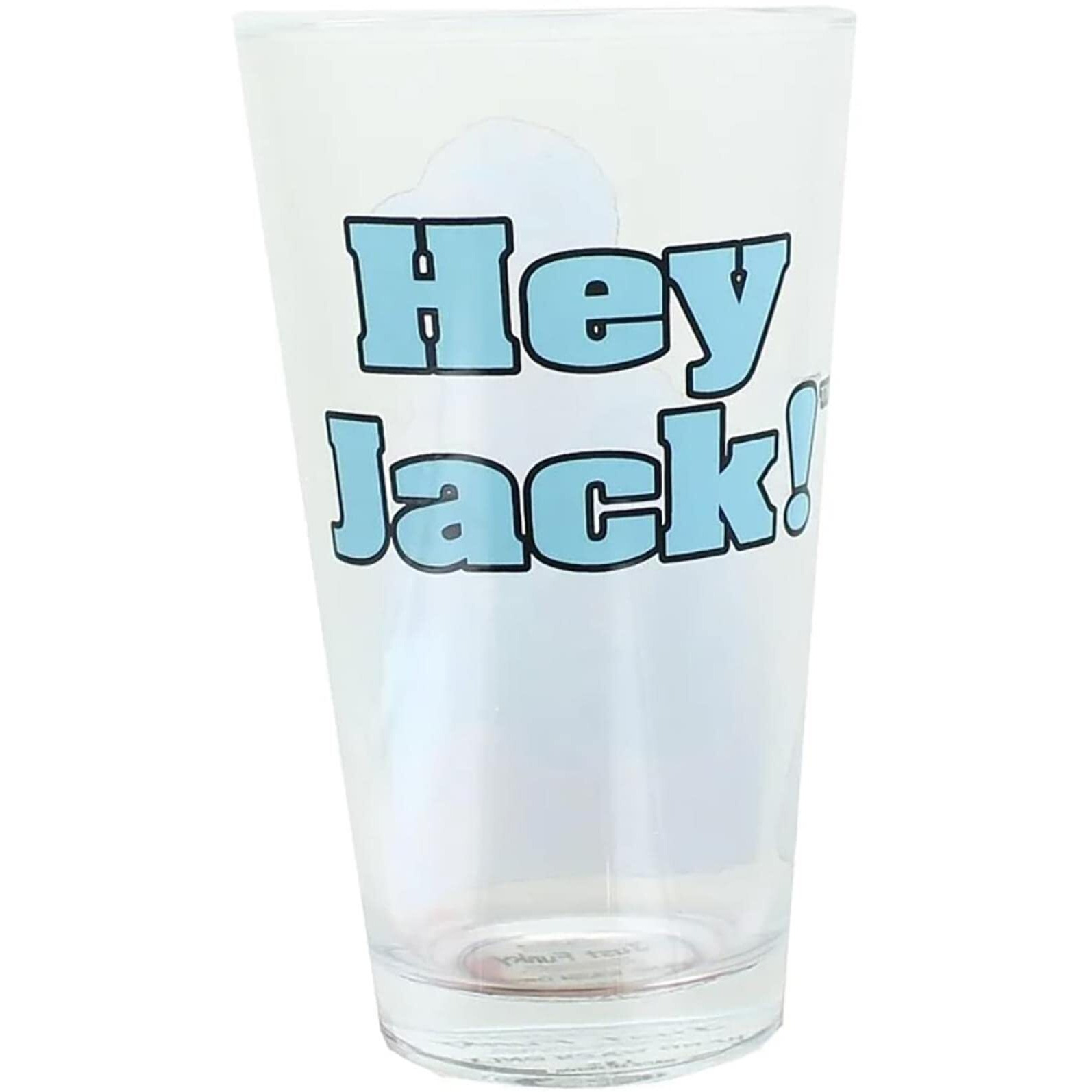 Duck commander Si Hey Jack 16 Ounce clear Pint glass