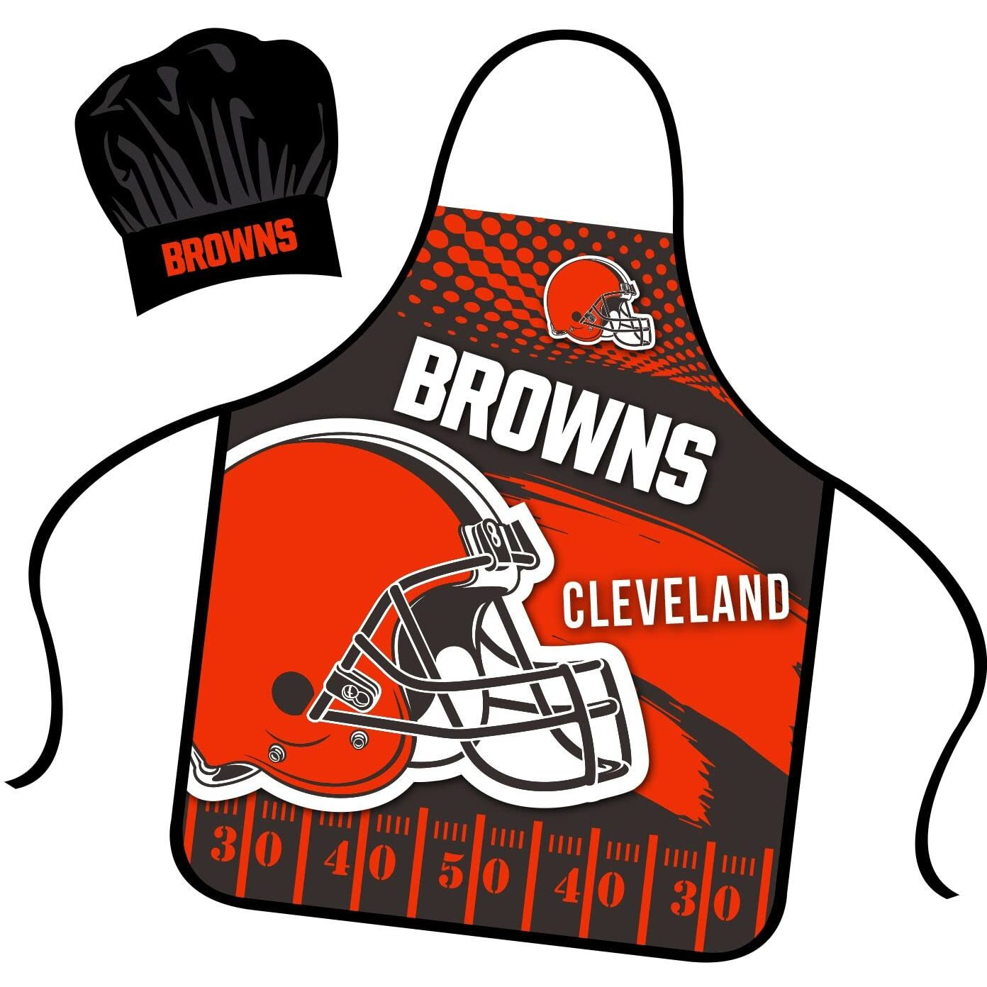 Cleveland Browns Chef Hat and Apron Set