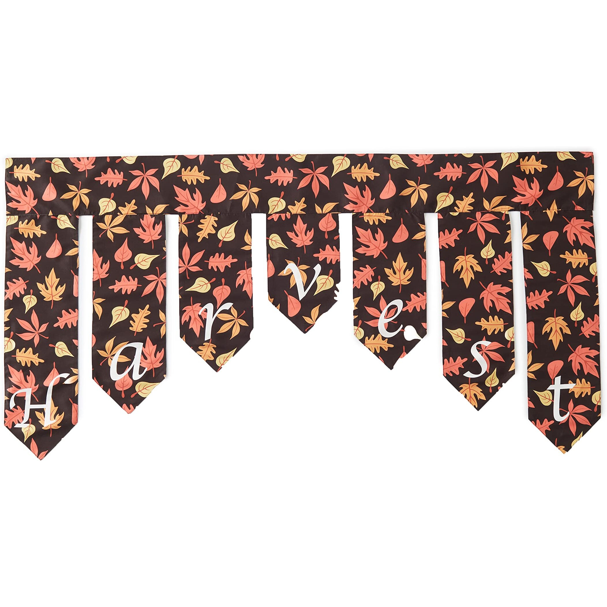 Harvest-Themed Mantel Scarves - Harvest