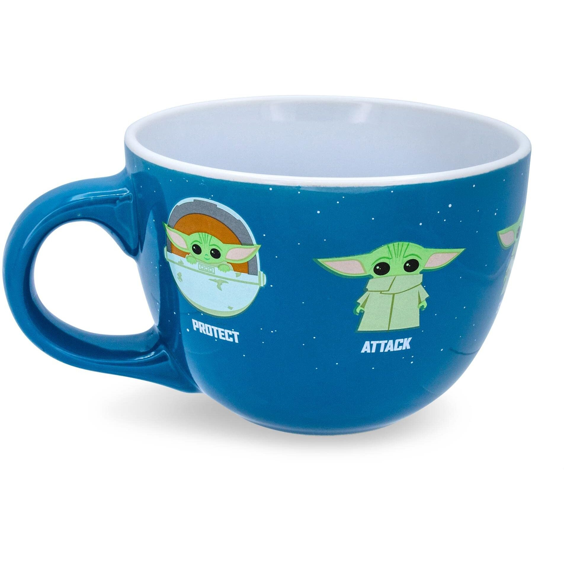 Star Wars The Mandalorian grogu Protect Attack Snack ceramic Soup Mug