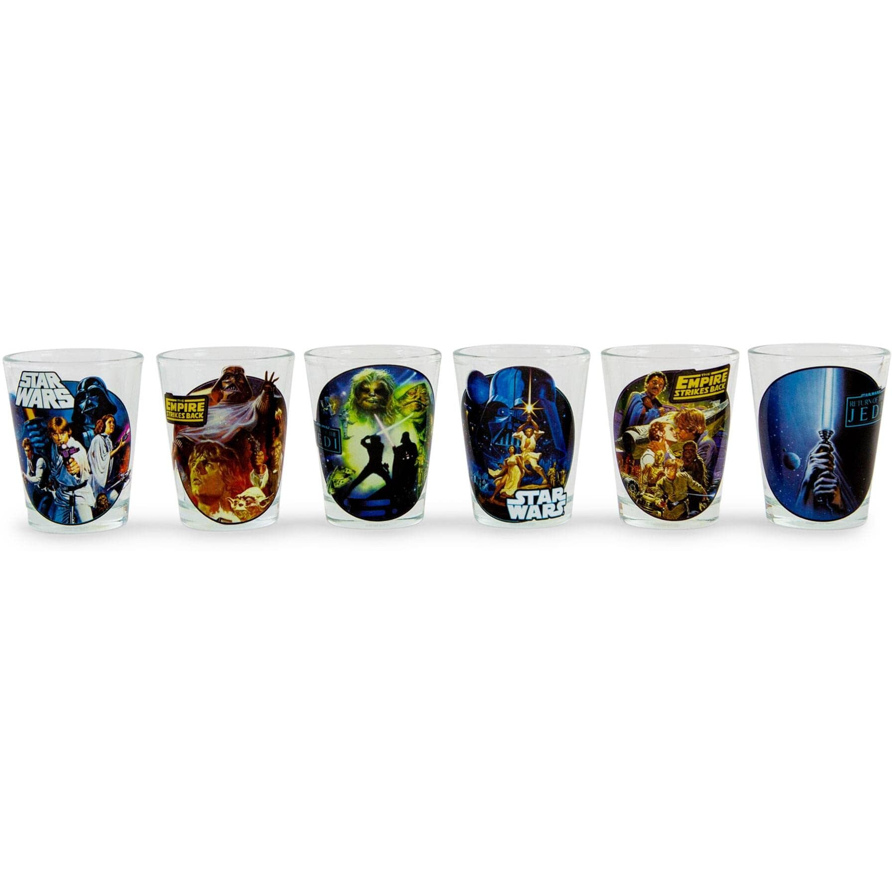 Star Wars Original Trilogy 2-Ounce Mini Shot glasses  Set of 6