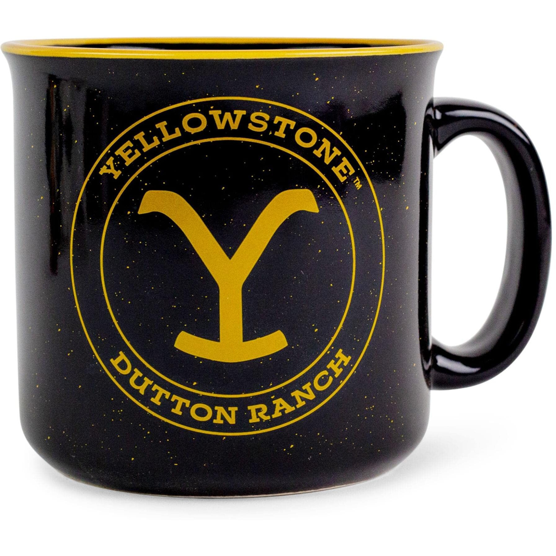 Yellowstone Dutton Ranch ceramic camper Mug  Holds 20 Ounces