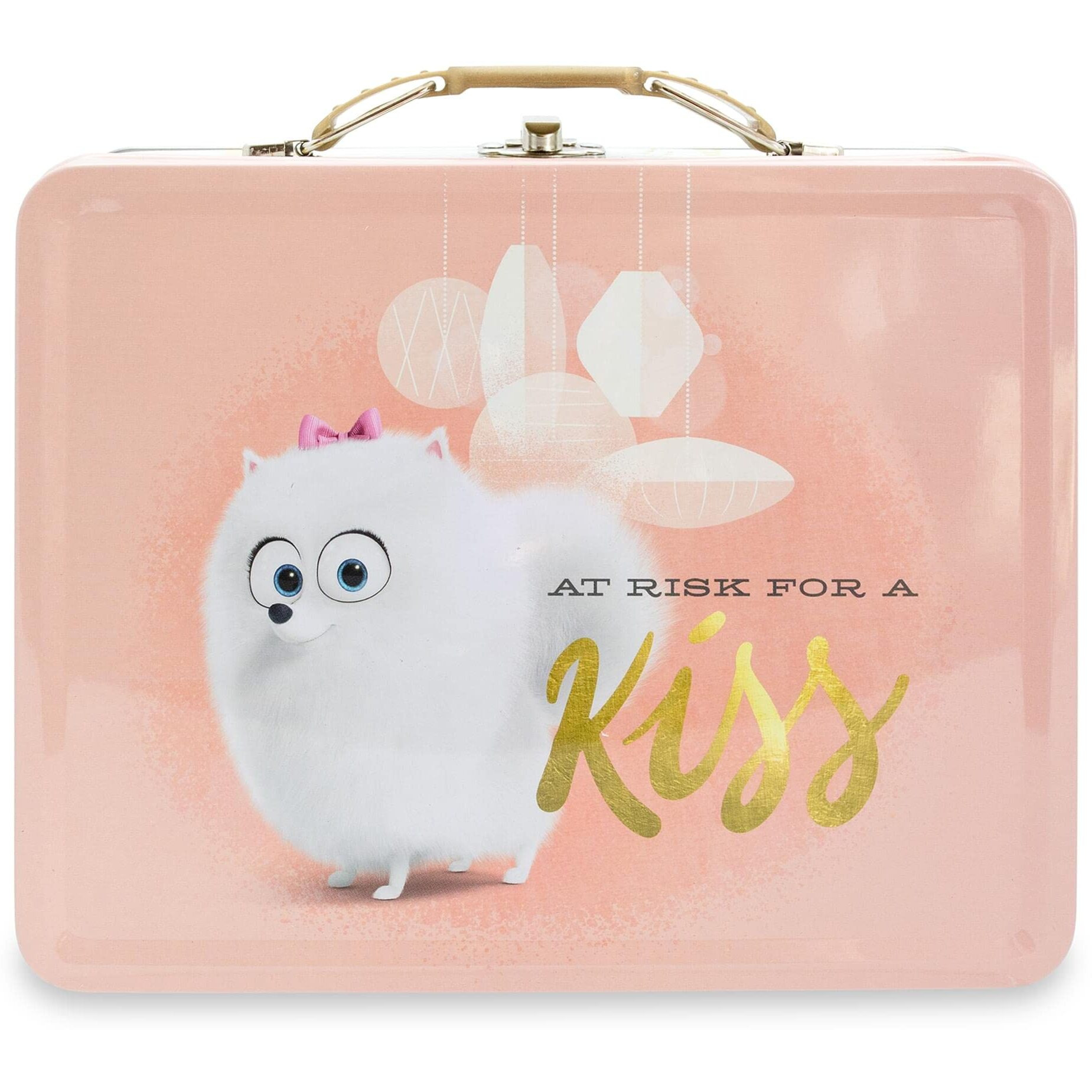 Secret Life of Pets Metal Tin Tote  At Risk For A Kiss