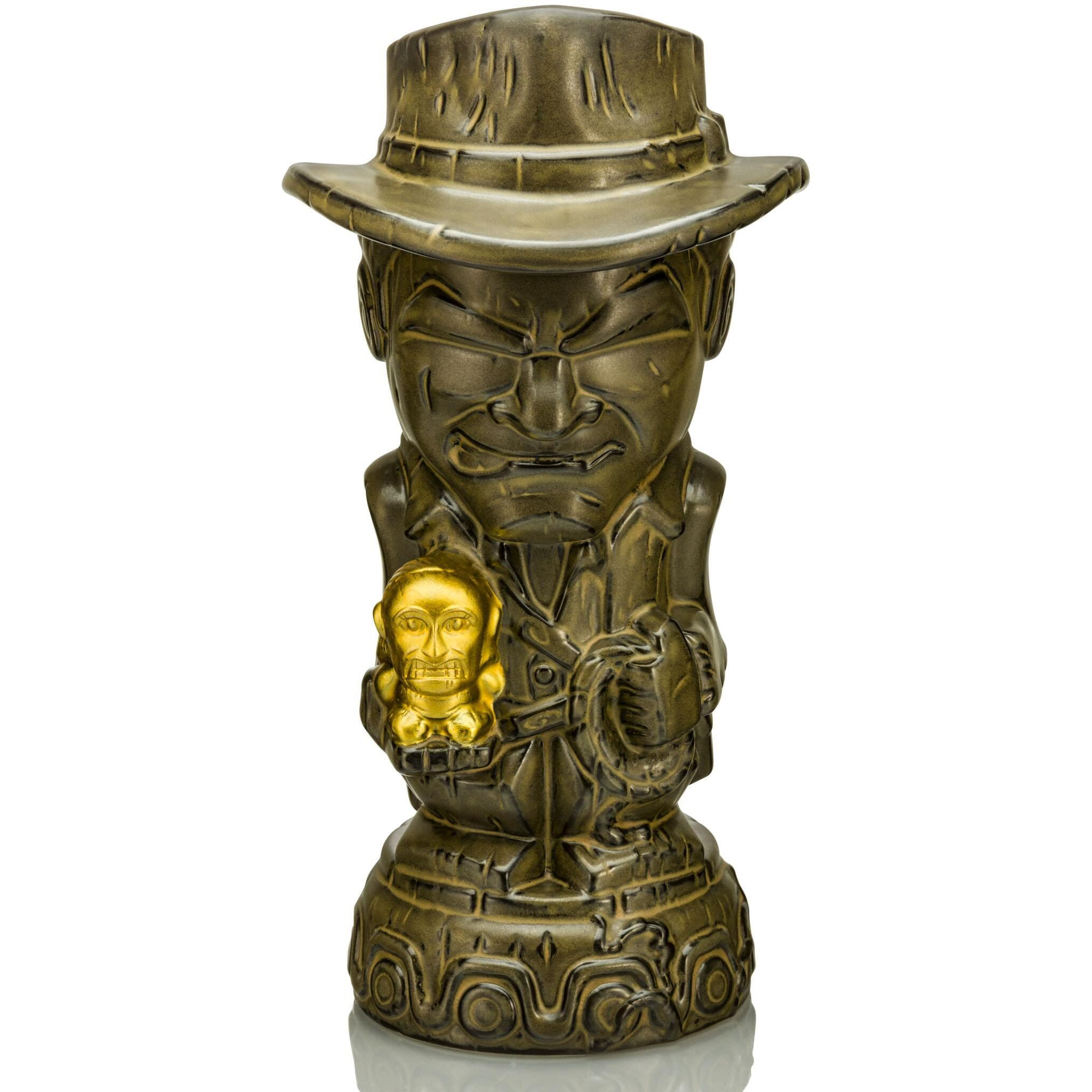geeki Tikis Indiana Jones With Fertility Idol ceramic Mug  Toynk Exclusive