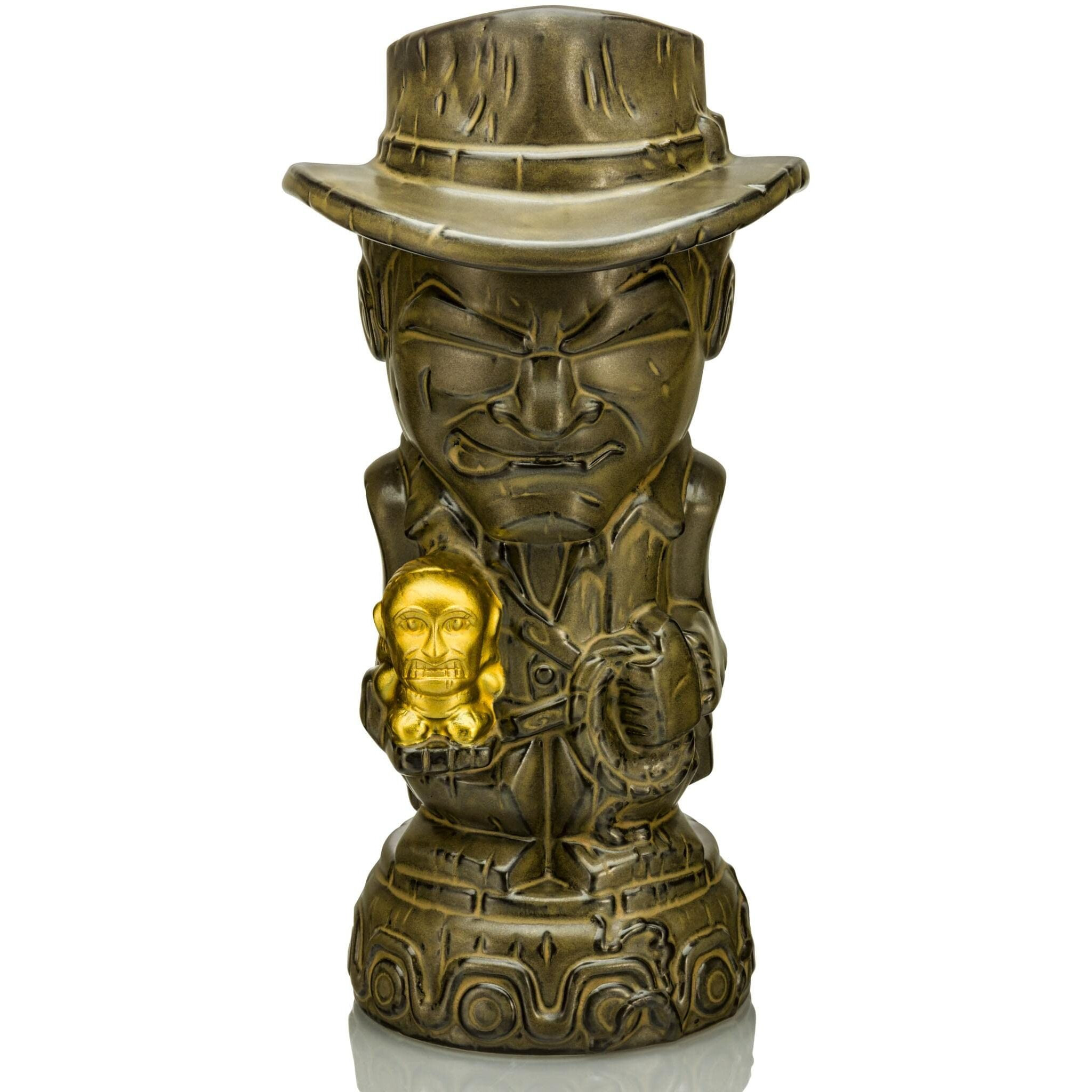 geeki Tikis Indiana Jones With Fertility Idol ceramic Mug  Toynk Exclusive