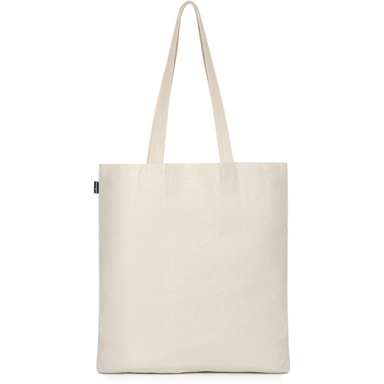 Ecoright Aesthetic Canvas Tote Bag for Women, Reusable Cotton Tote Bag for Grocery, Shopping, Beach & Daily Use