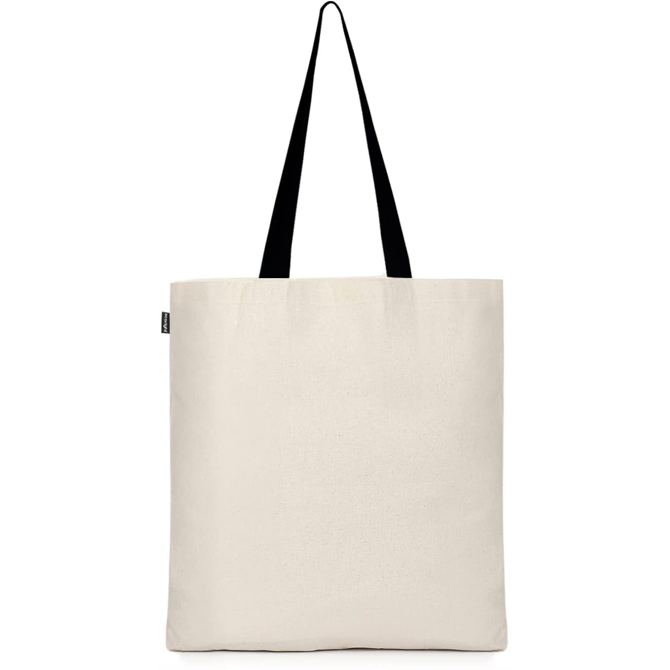 Ecoright Aesthetic Canvas Tote Bag for Women, Reusable Cotton Tote Bag for Grocery, Shopping, Beach & Daily Use