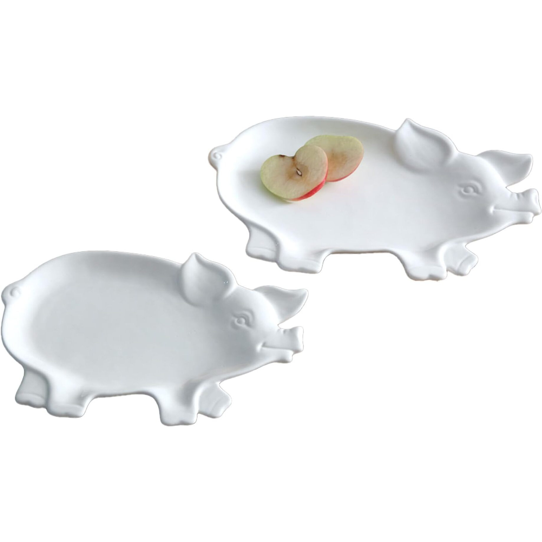 Set of Two Piglet Plates