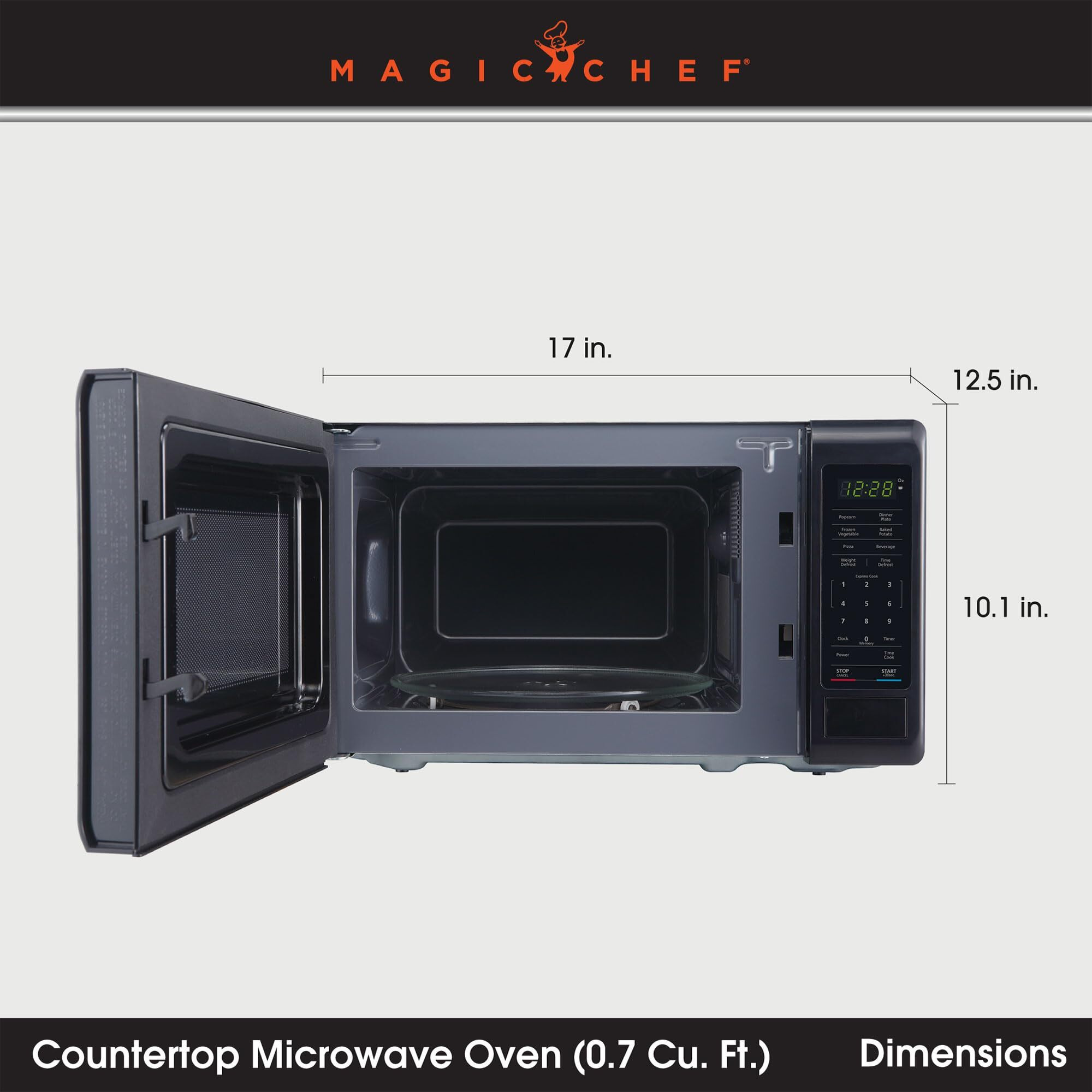 0.7 Cu Ft Countertop 700 Watt Digital Touch