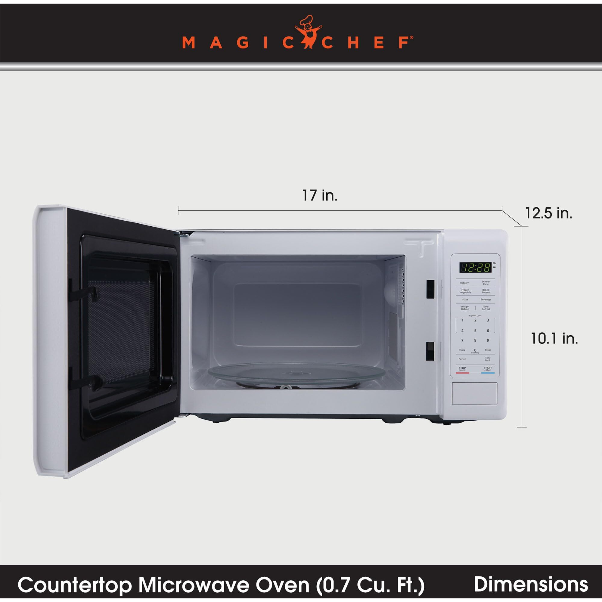 0.7 Cu Ft Countertop 700 Watt Digital Touch