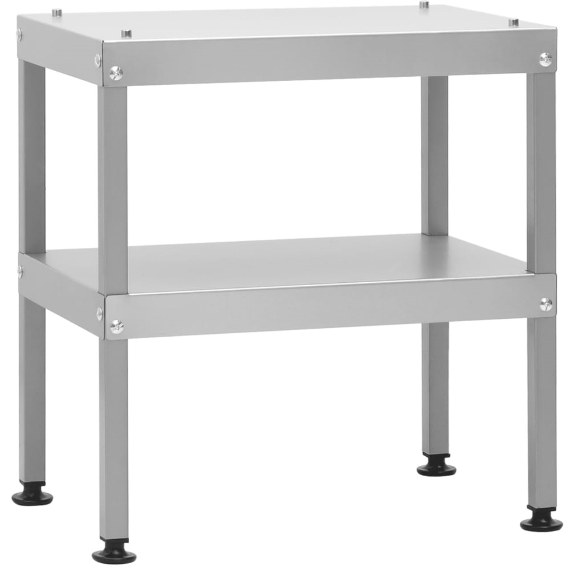 vidaXL Table for Oven Smoker 15.7&quotx11&quotx17.5" Galvanized Steel