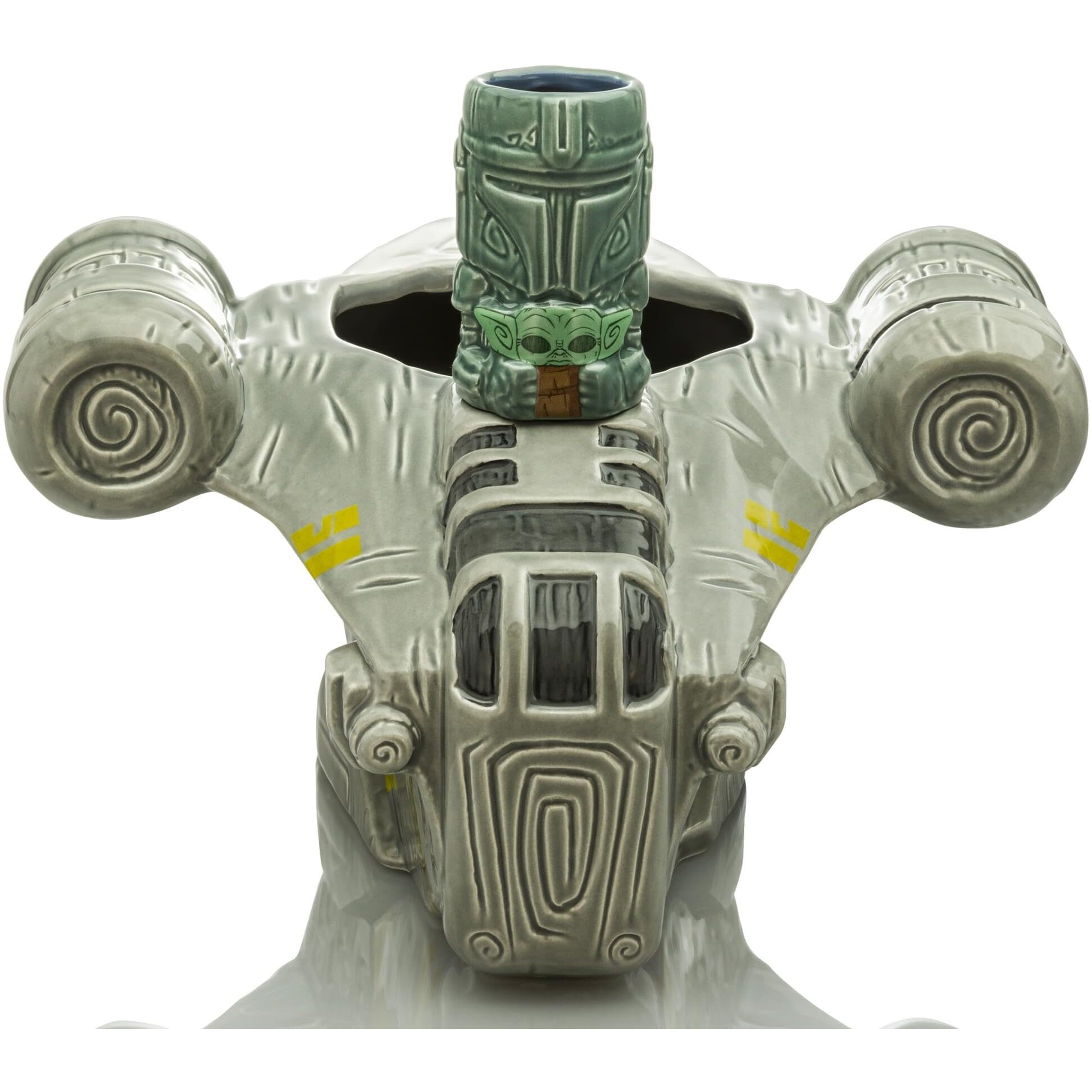 geeki Tikis Star Wars The Mandalorian Razor crest Punch Bowl With Mini Muglet