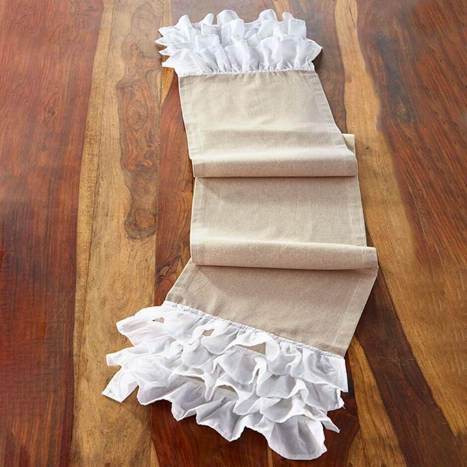 Ruffled Table Runner or Placemats - Table Runner