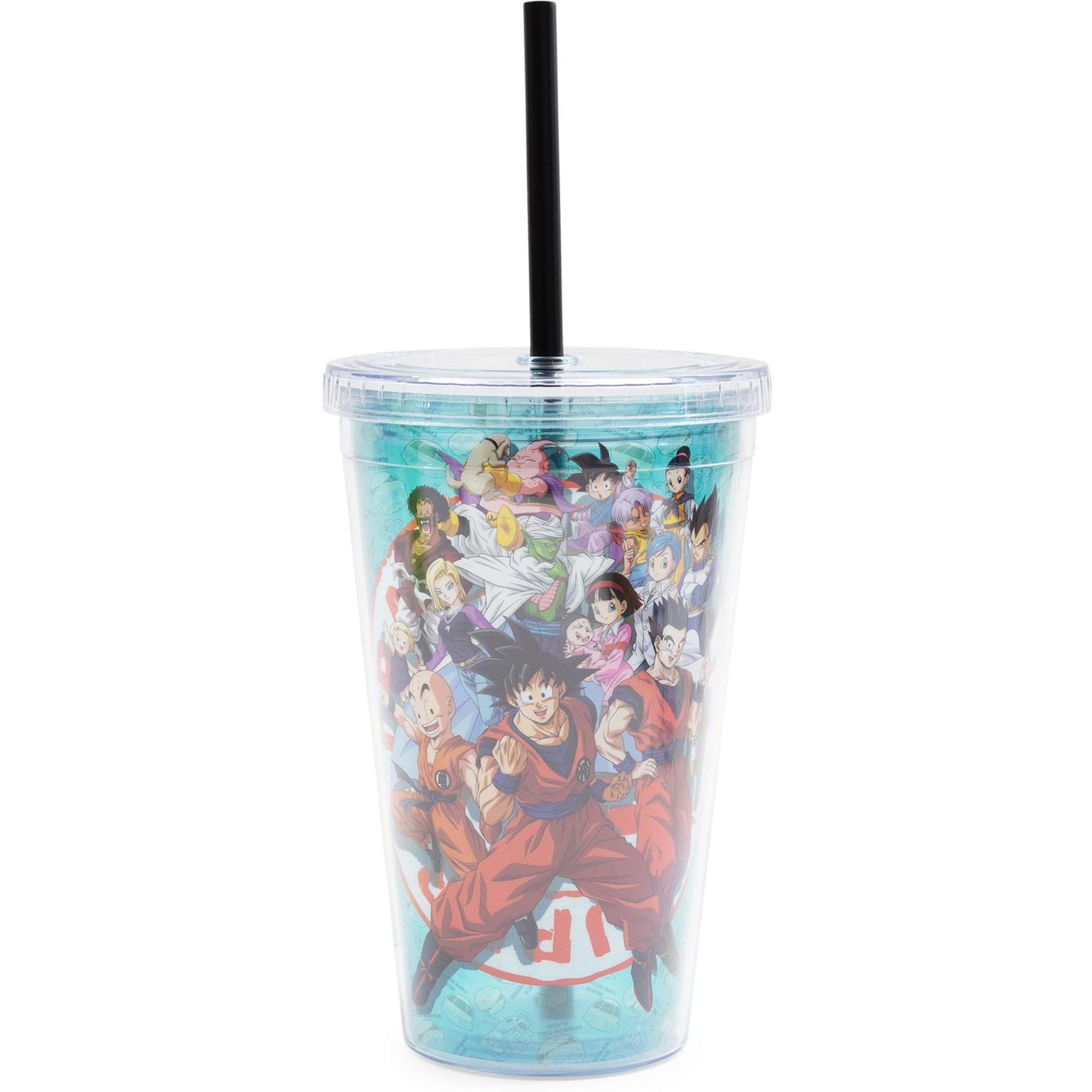 Dragon Ball Super characters 16-Ounce carnival cup With Lid and Straw
