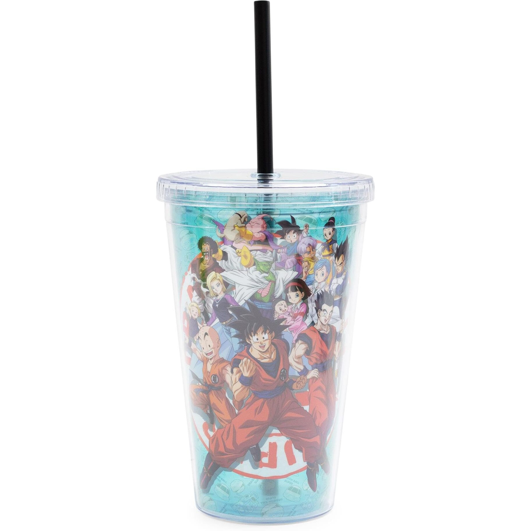 Dragon Ball Super characters 16-Ounce carnival cup With Lid and Straw