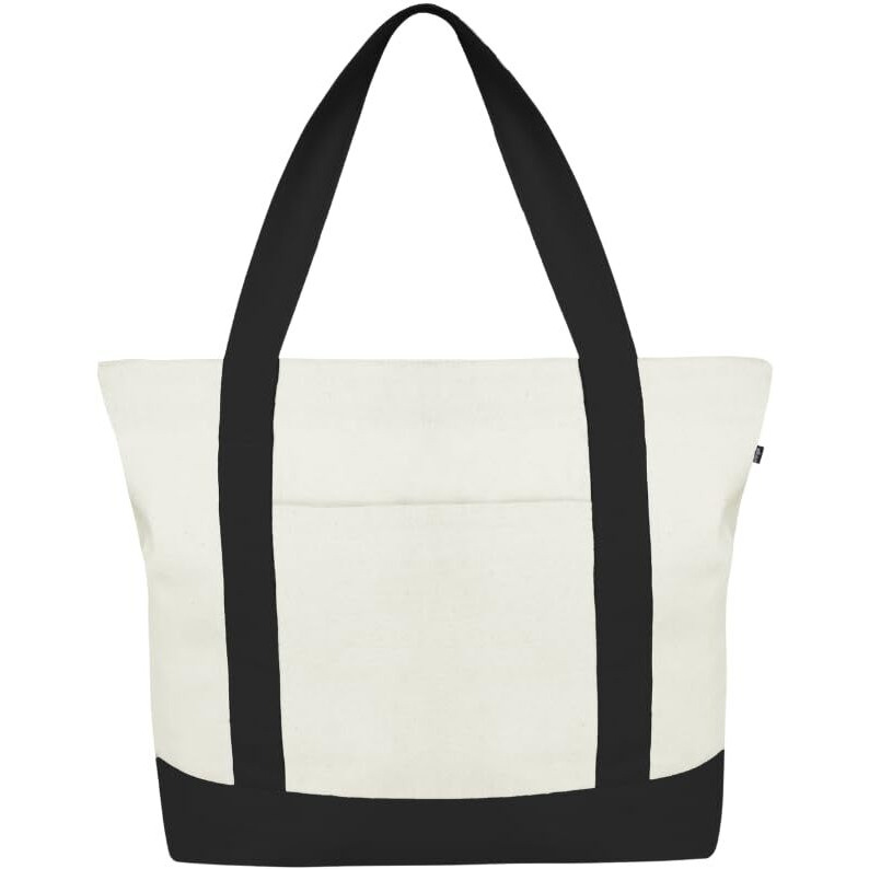 Ecoright Canvas Tote Bag for Women with Zip & Pocket, Large Tote Bags for Women, Tote Bags for Men, Shopping, Beach Tote Bag