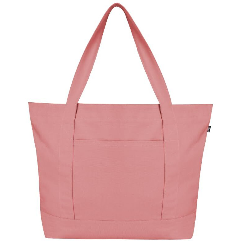 Ecoright Canvas Tote Bag for Women with Zip & Pocket, Large Tote Bags for Women, Tote Bags for Men, Shopping, Beach Tote Bag