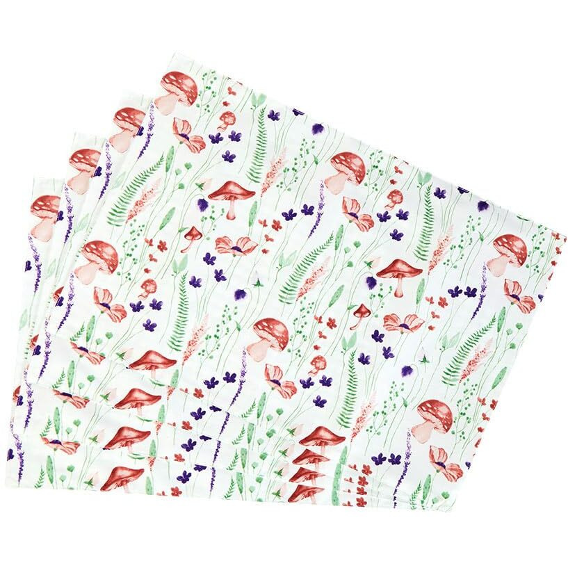 Stella Mushroom Set of 4 Placemats and Runner - Set of 4 Placemats