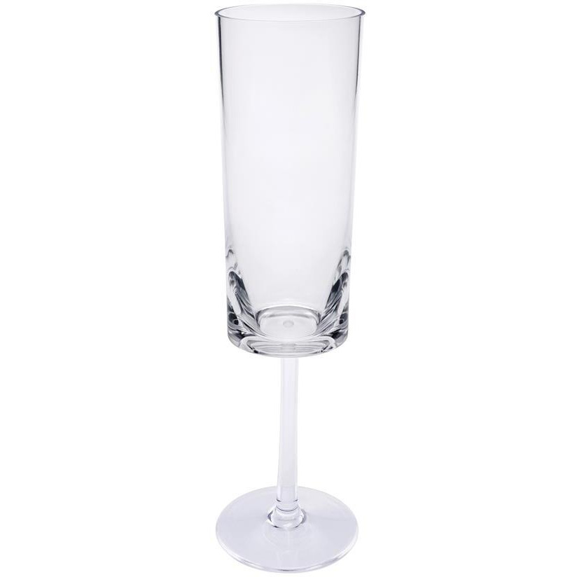 Oval Halo 4 oz Champagne Flute&44 Clear - Set of 4