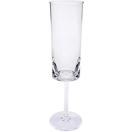 Oval Halo 4 oz Champagne Flute&44 Clear - Set of 4