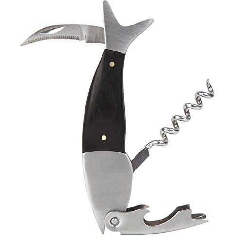 Dark Wood Fish corkscrew