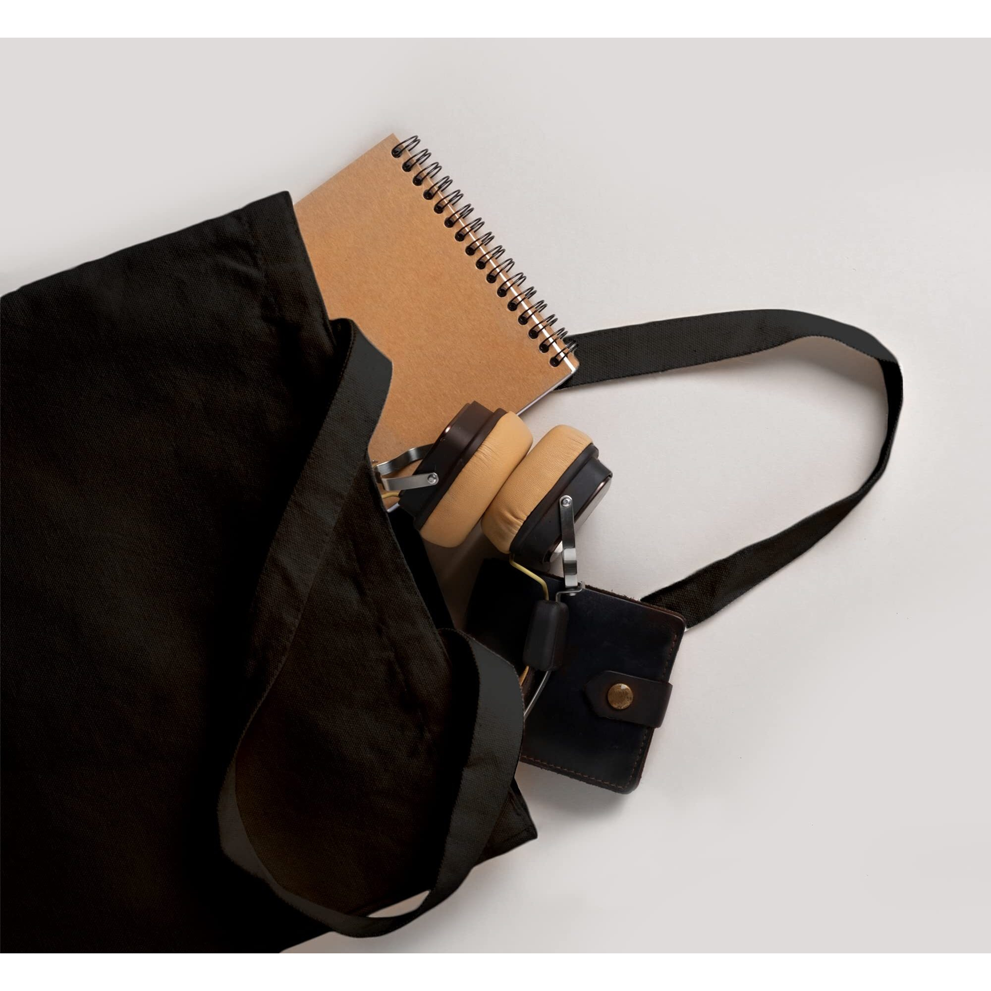 Ecoright Aesthetic Canvas Tote Bag for Women, Reusable Cotton Tote Bag for Grocery, Shopping, Beach & Daily Use